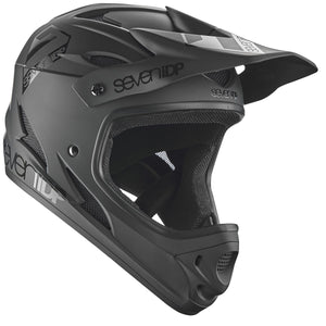 Seven iDP Casco de carrera M1 - Matt Black/Gloss Black