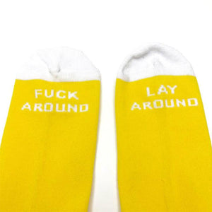 Cult Big Logo Crew Socks - Gold