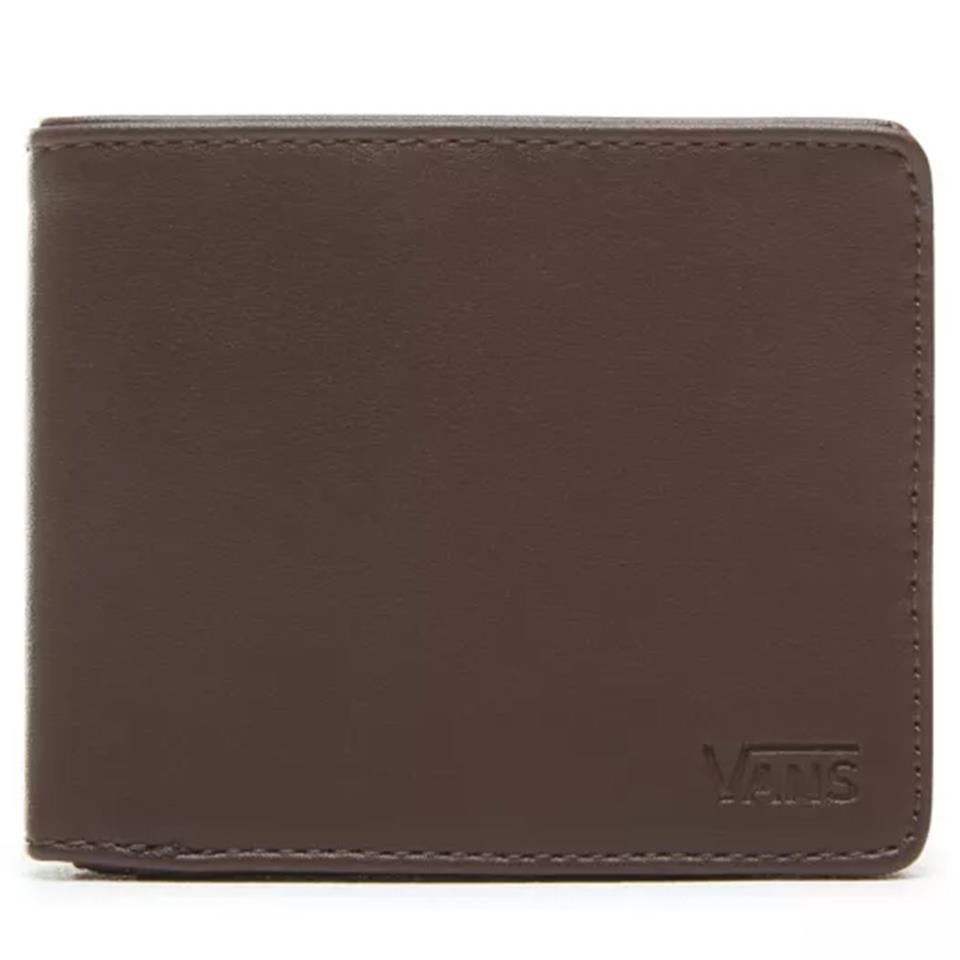 Vans Dropped V Bifold Wallet - Dark Brown