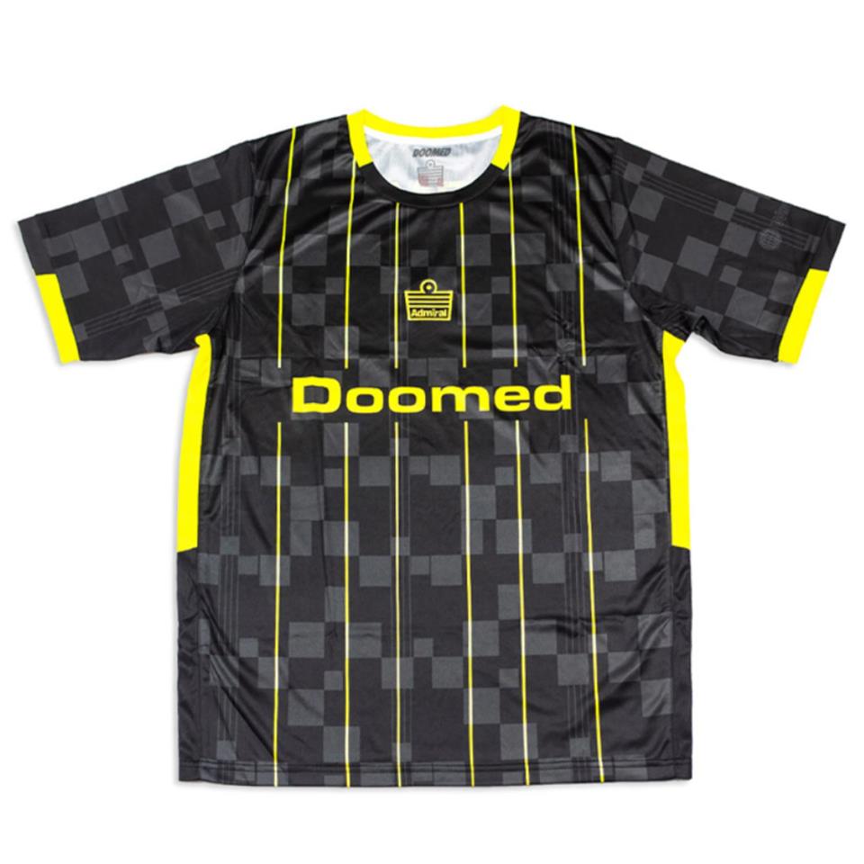 Doomed X Admiral 1919 Football Shirt Black/Yellow