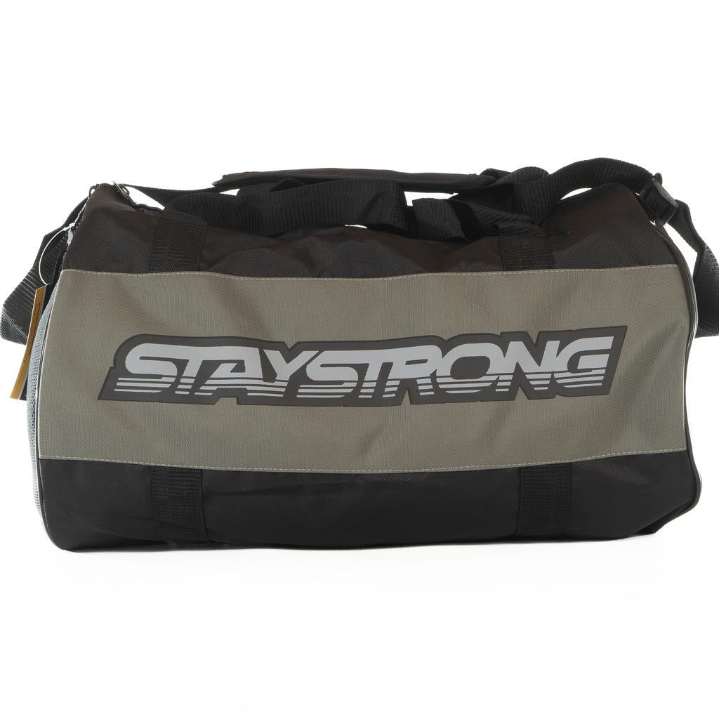 Stay Strong Word Duffle Bag - Black