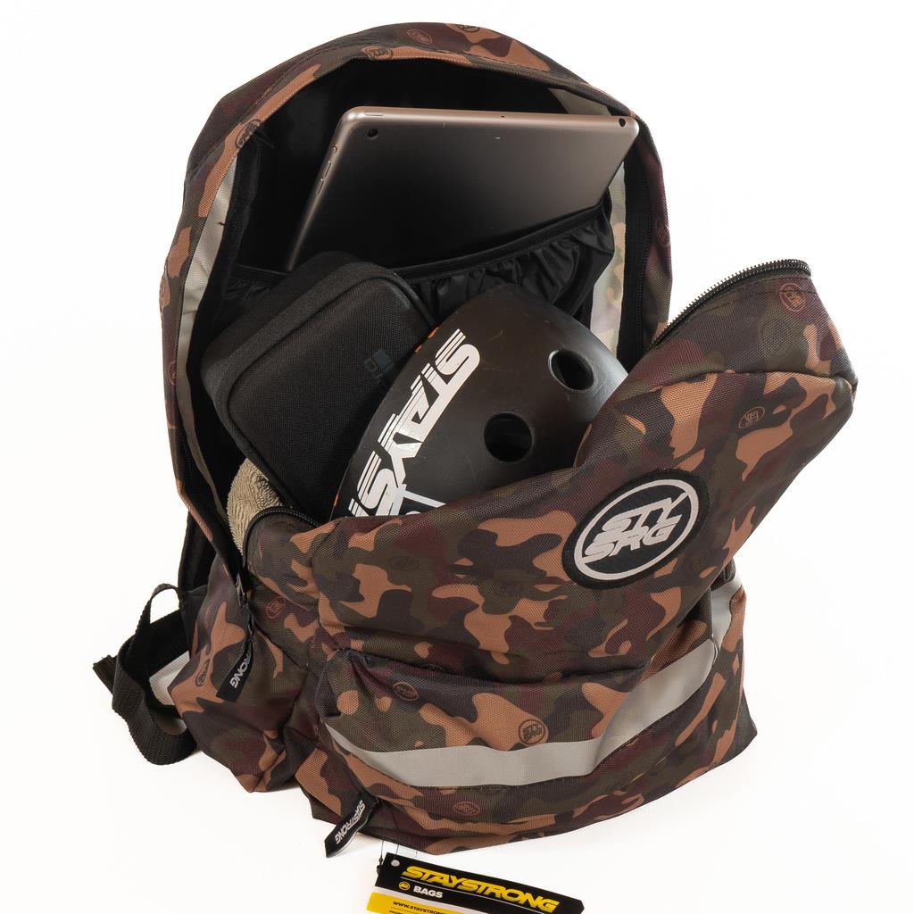 Stay Strong V3 Icon Backpack - Green Camo