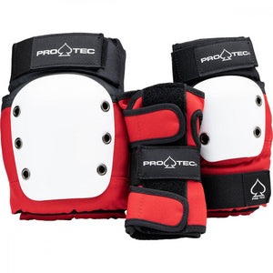 Pro-Tec Street Gear Jr 3 Pack - Red/White/Black