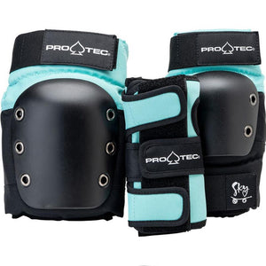 Pro-Tec Street Gear Jr 3 Pack - Sky Brown Teal/Black