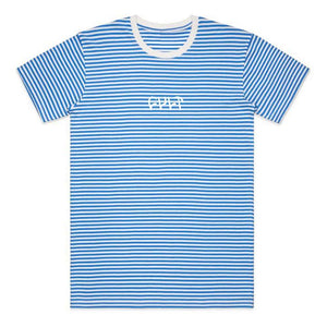 Cult T-shirt de logo Stripe - Bleu