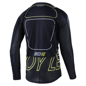 Troy Lee Sprint Race Jersey Drop in - Black/Green