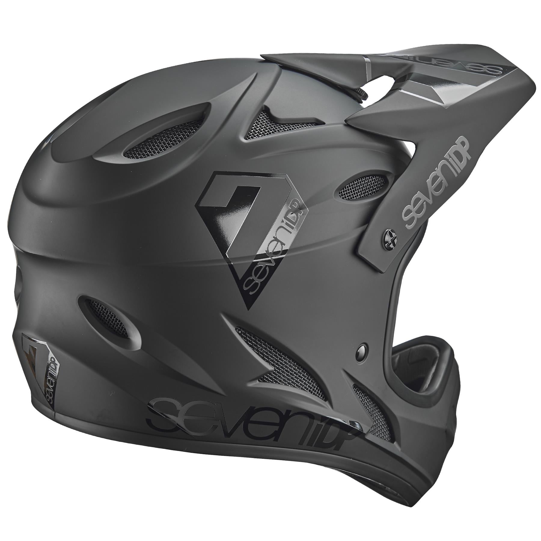 Seven iDP Casque de course M1 - noir Matt / Gloss Black