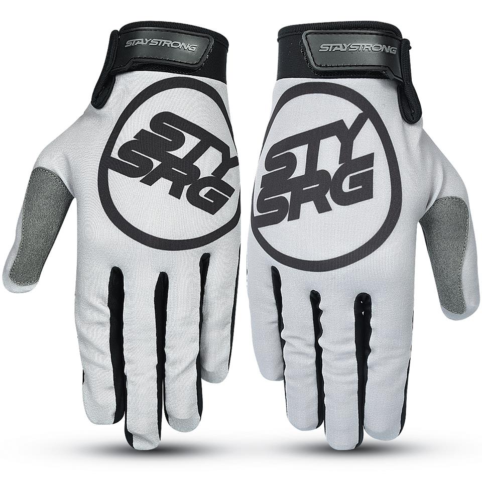 Stay Strong Staple 3 Youth Gloves - Grey
