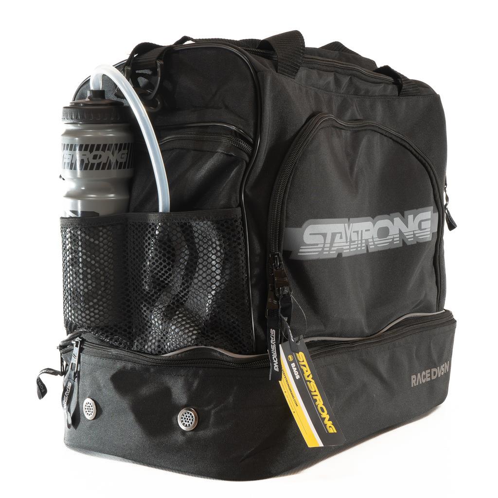 Stay Strong Race DVSN Helmet/Kit Bag - Black | Source BMX