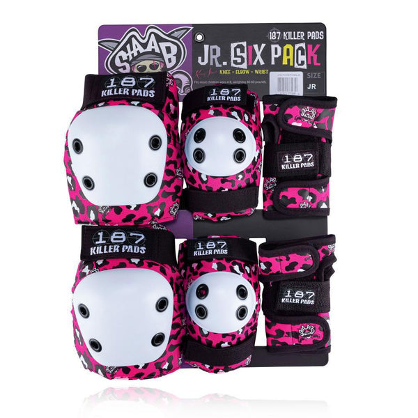 187 Killer Pads Jr. Six Pack Set - Staab Pink – Source BMX