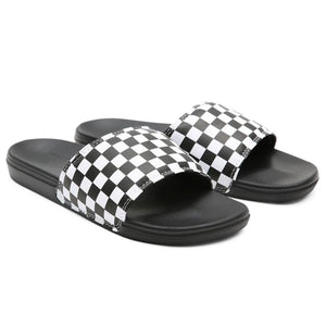 Vans La Costa Slide-On - (Checkerboard) True White/Black