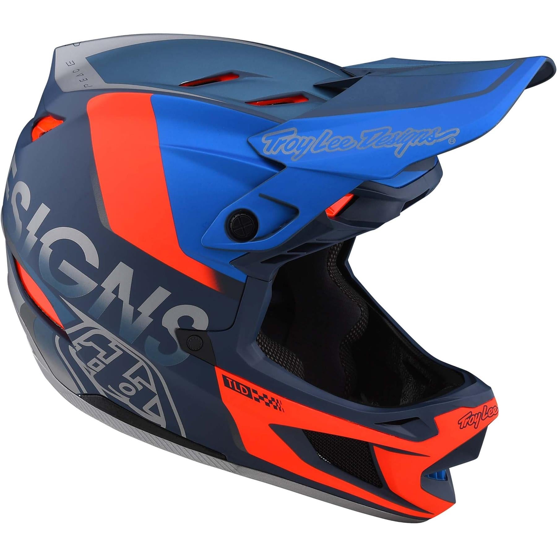 Casco de carrera compuesto Troy Lee D4 - Plaza calificadora/roja