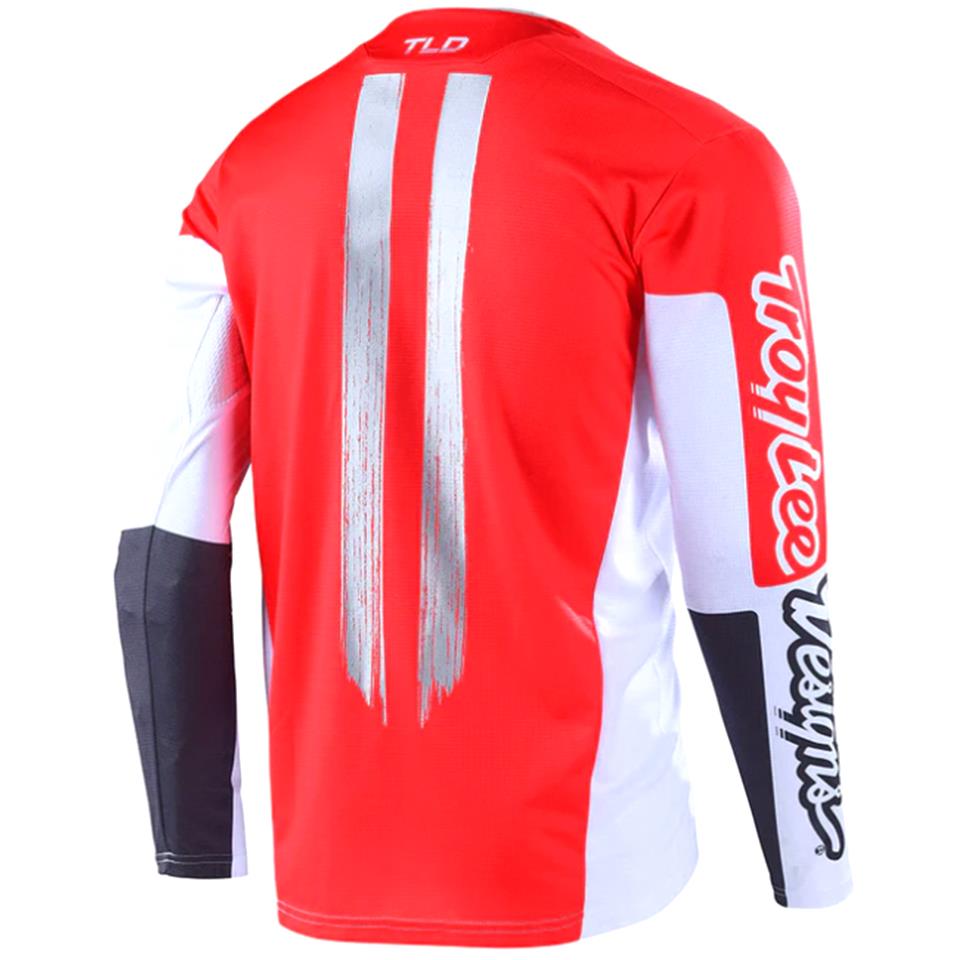 Troy Lee diseña marcador de sprint Junior Jersey de carrera - Red/Charcoal