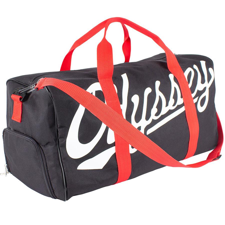Odyssey Slugger Duffle Bag - Black with Red Straps