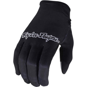 Troy Lee Flowline Race Gloves - Solid Black