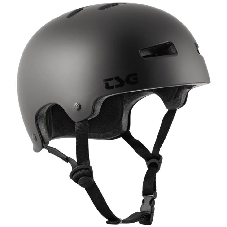 TSG Evolution Solid Color Helmet - Satin Black