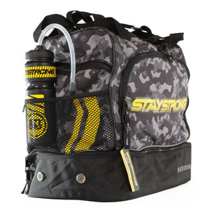 Stay Strong Race DVSN Helmet/Kit Bag - Black/Grey Camo