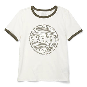 Vans Lizzie Armanto Ringer T -Shirt - Marshmallow