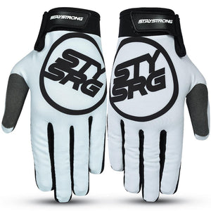 Stay Strong Staple 3 Gloves - White