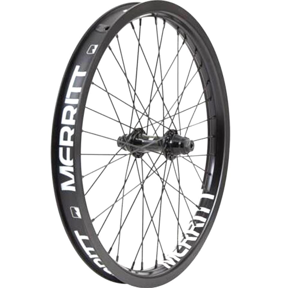 Merritt Non-Stop Complete Front Wheel With Battle Rim - Black