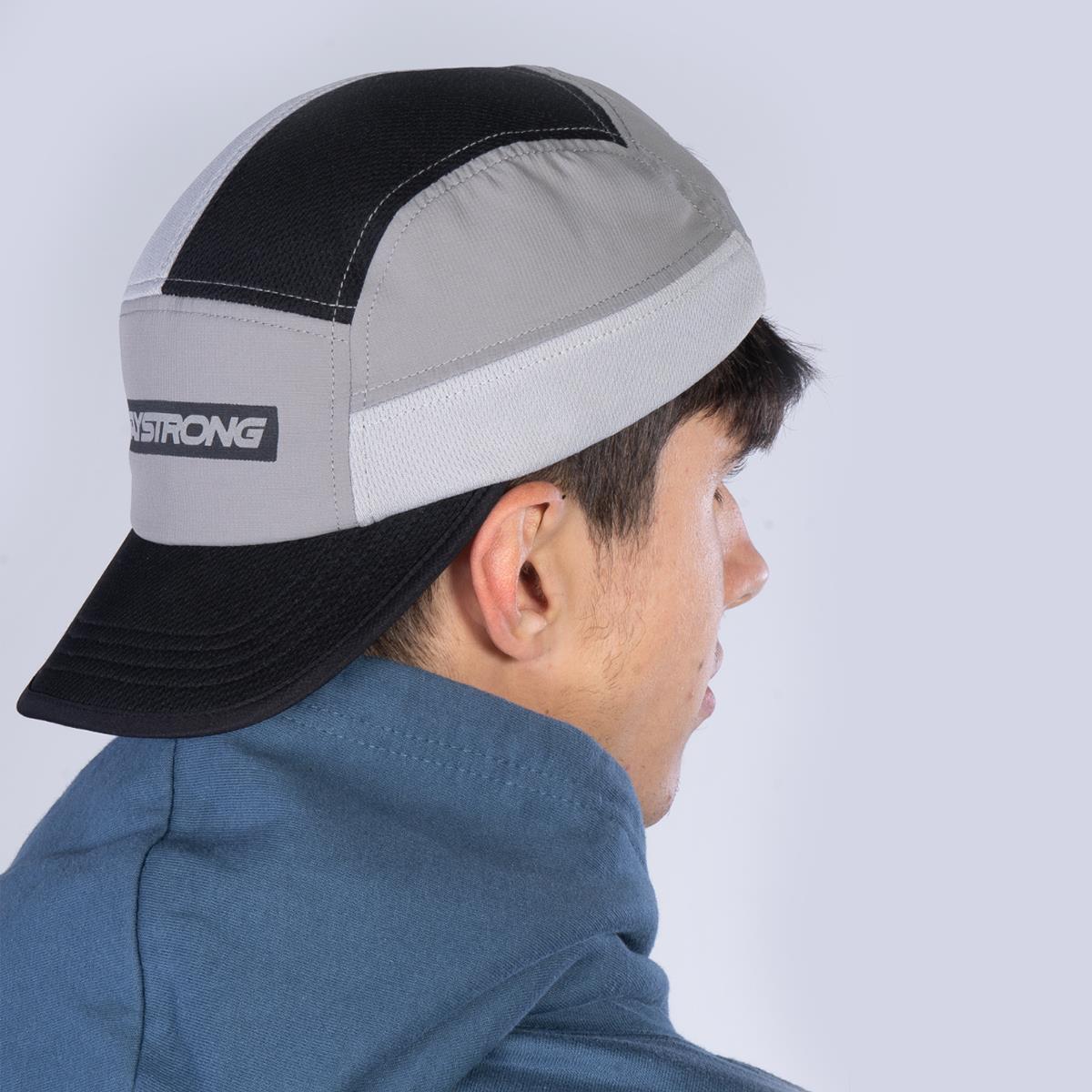 Stay Strong Faster 6 Panel Cap - Grey