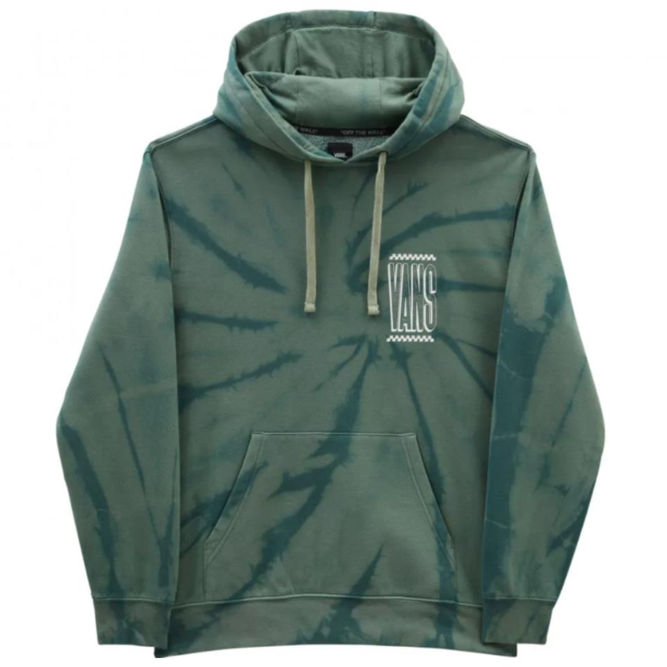 Vans Tall Type Tie Dye II Hoodie - Duck Green/Deep Teal