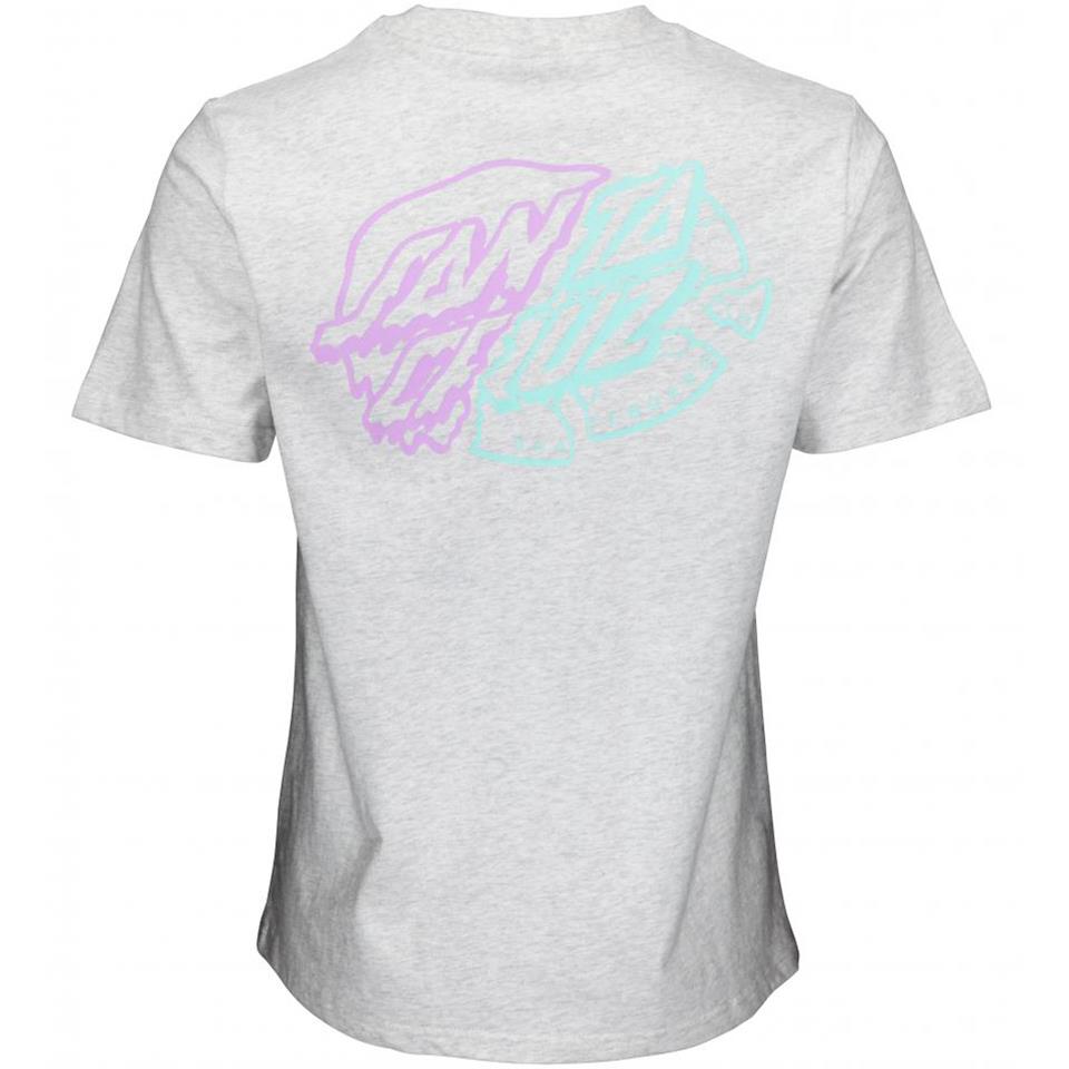 Santa Cruz Womens Universal Dot T-Shirt - Athletic Heather