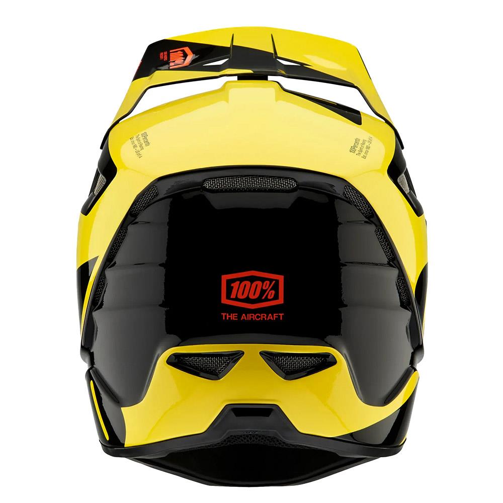 100% Aircraft Composite Race Helmet - Neon Yellow