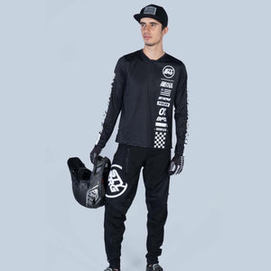 Stay Strong V1 Race Pants - Black/White