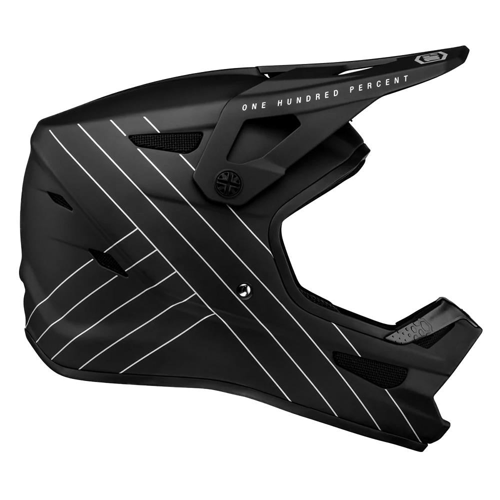 100% Status Youth Race Helmet - Essential Black – Source BMX