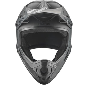 Seven iDP M1 Youth Race Helmet - Matt Black/Gloss Black