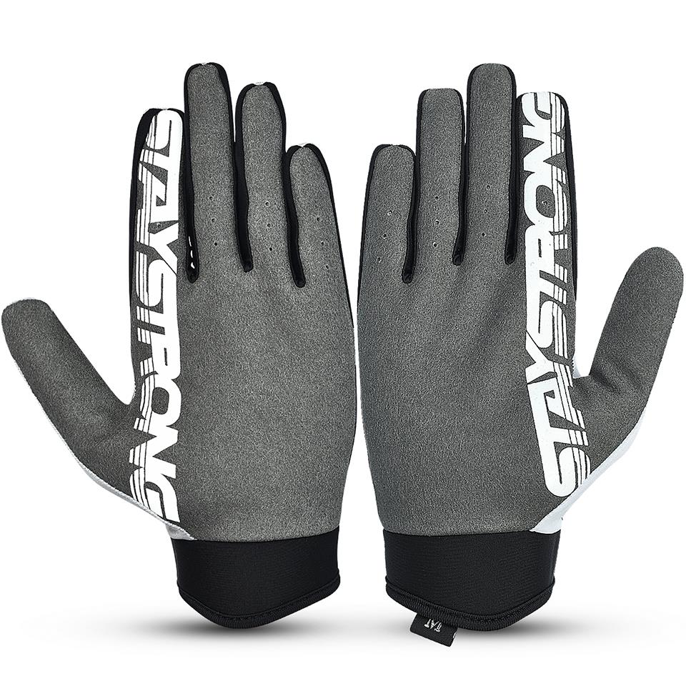 Stay Strong Staple 3 Youth Gloves - White