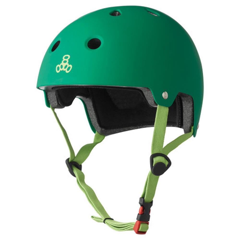 Casque Triple8 - Double CERT avec EPS - Kel Green