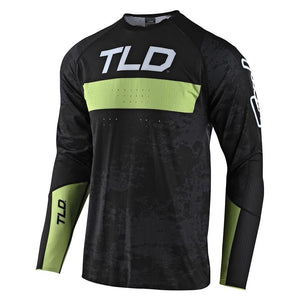 Troy Lee Sprint Ultra Race Jersey - Grime Black / Glo Green