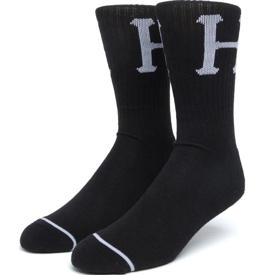 Huf Classic H Crew Sock - Black