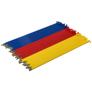 Sorgente inossidabile raggi (60 pacchetto) - blu/rosso/giallo