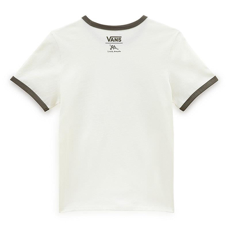 Vans Lizzie Armanto Ringer T -Shirt - Marshmallow
