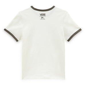 Vans T -shirt di Lizzie Armanto Ringer - Marshmallow