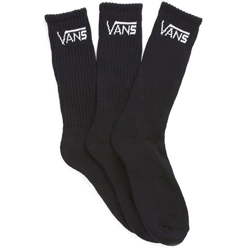 Vans Classic Crew Socks 3 Pack - Black