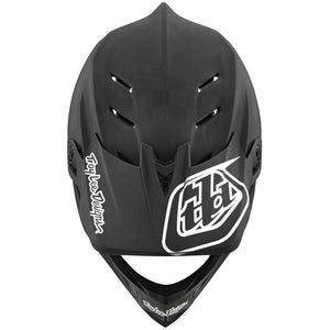 Casco da corsa in carbonio Troy Lee D4 - Black invisibile/Silver