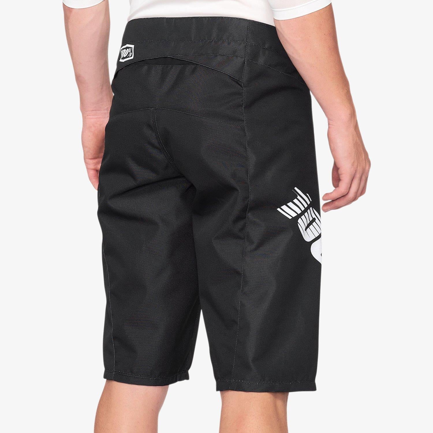 100% pantalones cortos de carreras R -nalles - Negro