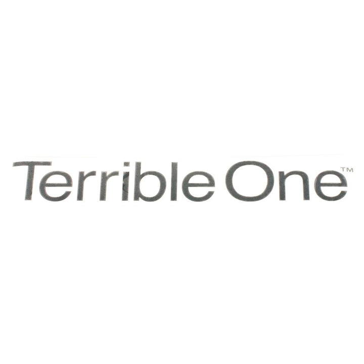 Terrible One Barcode Die Cut Sticker