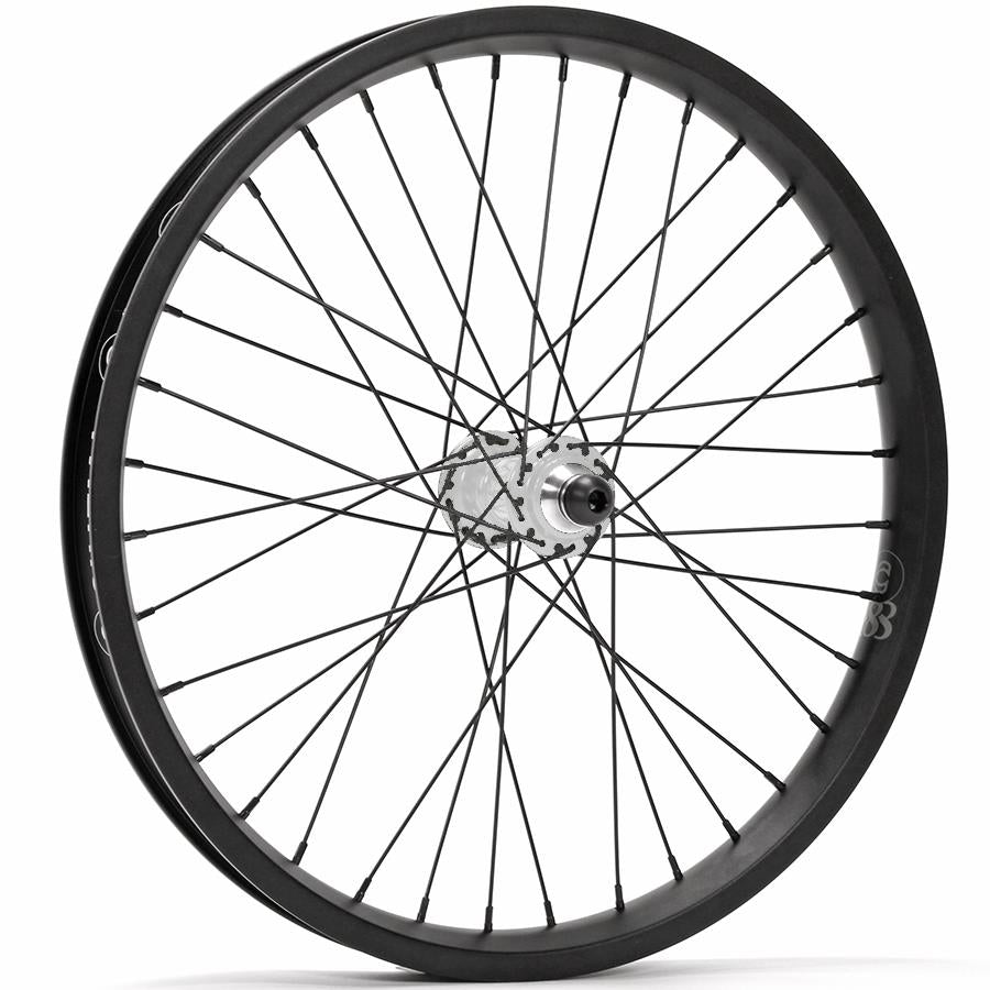 Profile Mini / Cinema 888 / Titanium Spokes Front Custom Wheel