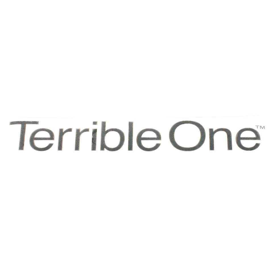 Terrible One Barcode Die Cut Sticker