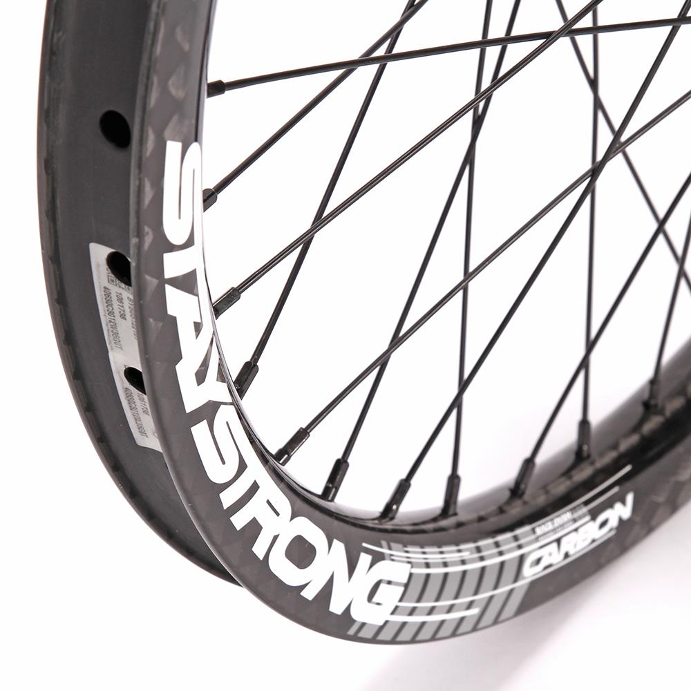 Onyx BMX Ultra Disc ISO HG / Stay Strong Carbon V3 Pro 1.75 Custom Race Wheelset - Polished