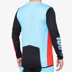 100% R-Core X Race Jersey - Fluo Red/Black