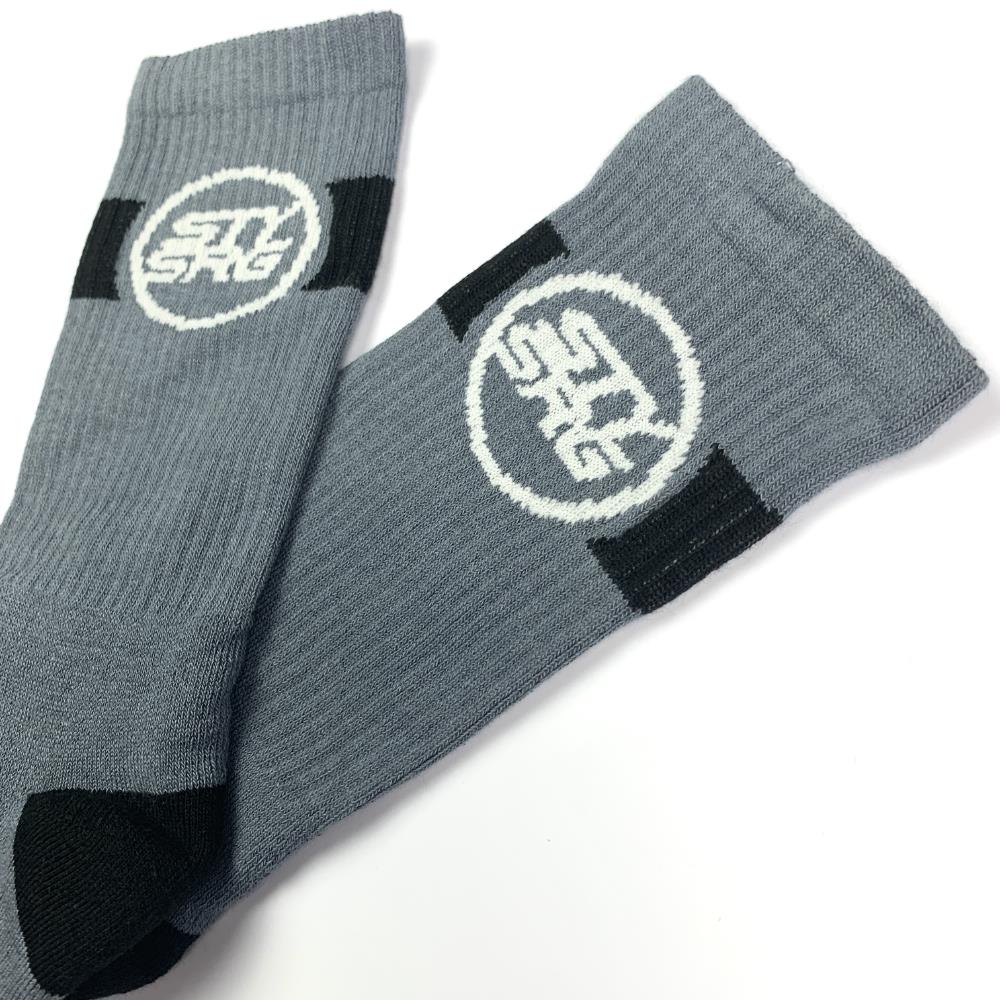 Stay Strong Icon Socks - Grey