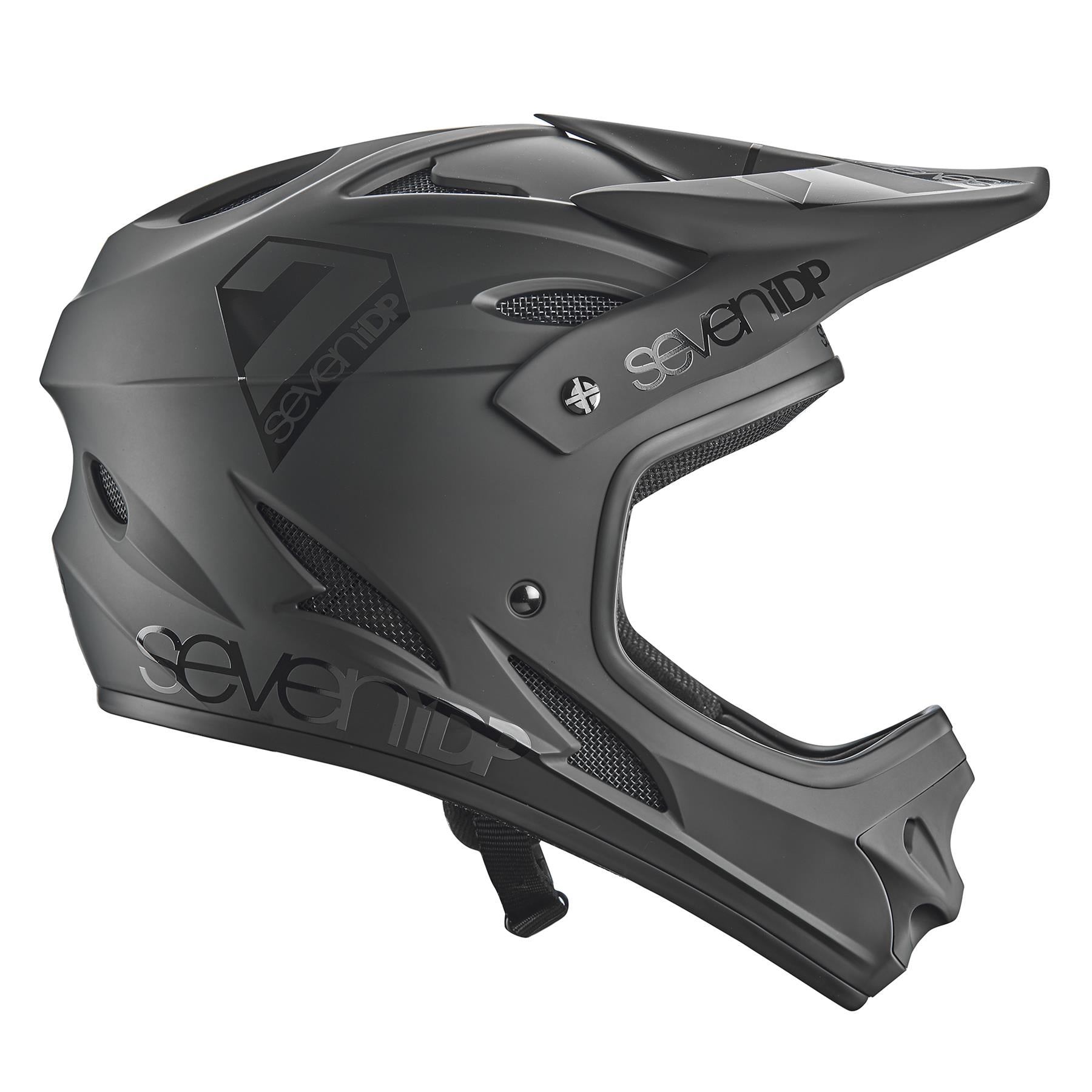 Seven iDP Casque de course M1 - noir Matt / Gloss Black