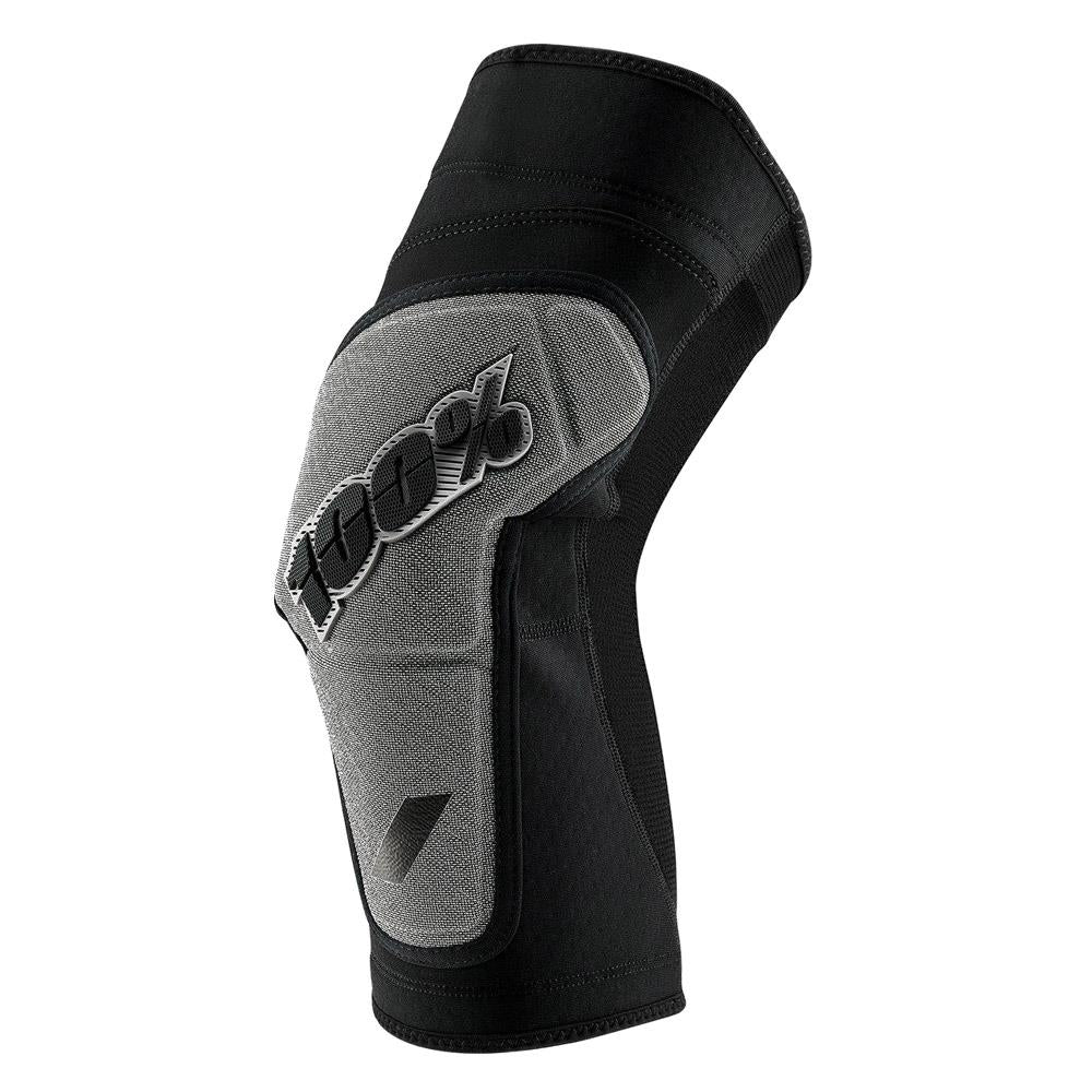 100% Ridecamp Race Knee Guards - Black/Grey – Source BMX