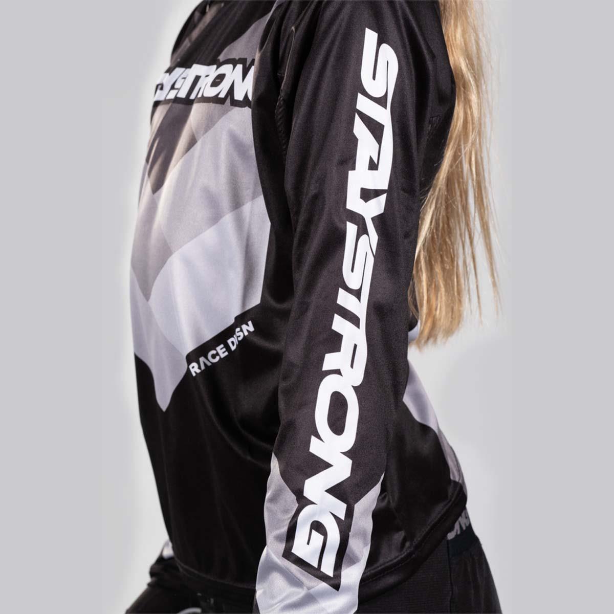 Stay Strong Youth Chevron Race Jersey - Black